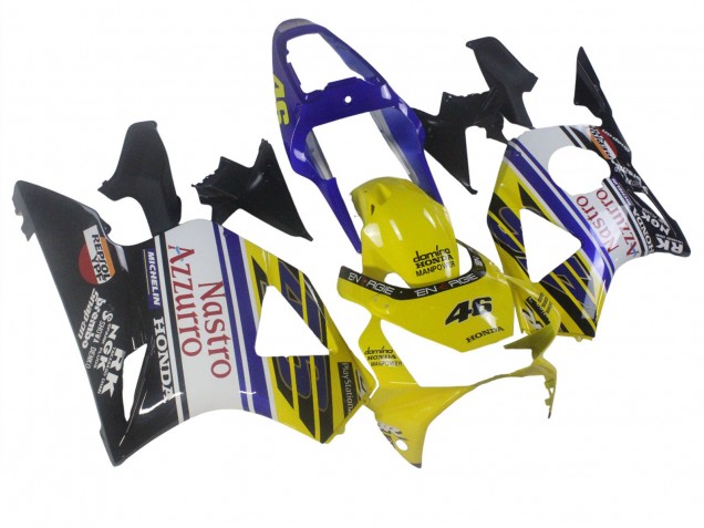 Carénages Moto Honda CBR900RR 954 2002-2003 - Bleu Jaune Noir Brillant Rouge Nastro Azzurro 46