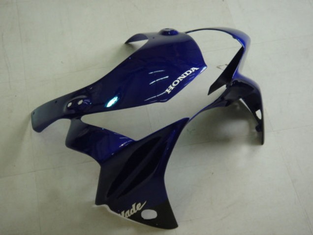 Kits Carénage Moto Honda CBR900RR 954 2002-2003 - Bleu Noir Brillant
