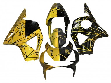 Carénage Moto Honda CBR900RR 954 2002-2003 - Jaune Noir Brillant