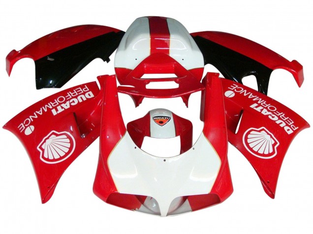 Carénages Moto Ducati 959/1299 2015-2020 - Blanc Rouge Noir Brillant Performance
