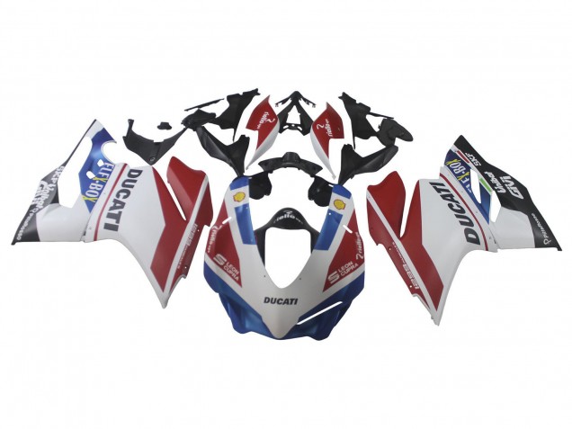 Carénages Moto Ducati 1299 2015-2020 - Blanc Rouge Bleu Noir Mat Unibat Flex-Box