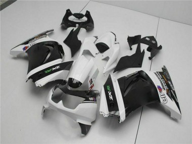 Carénages Moto Kawasaki EX250 2008-2012 - Blanc Noir Vert