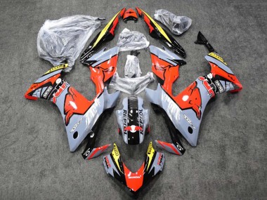 Carénages Moto Honda CBR500R 2013-2015 - Gris Nardo Brillant Jaune Noir Brillant Repsol HRC Red Bull