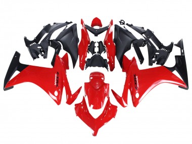 Carénages Moto Honda CBR500R 2013-2015 - Rouge Noir Mat