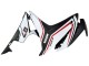 Carénages Moto Honda CBR500R 2016-2018 - Blanc Rouge Noir Mat