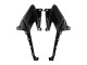 Carénages Moto Honda CBR500R 2022-2023 - Noir Mat Jaune