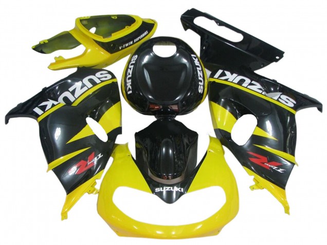 Carénages Moto Suzuki TL1000R 1998-2003 - Noir Brillant Jaune