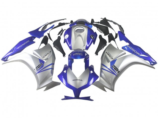 Carénages Moto Honda CBR1000RR 2012-2016 - Argent Bleu HRC