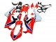 Kits Carénage Moto Honda CBR1000RR 2017-2024 - Blanc Rouge Bleu