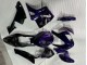 Carénages Moto Honda CBR600RR 2003-2004 - Bleu Foncé Noir Brillant