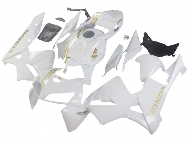 Carénages Moto Honda CBR600RR 2005-2006 - Blanc Or