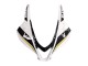 Carénage Moto Honda CBR600RR 2007-2008 - Blanc Or Noir Brillant Playboy