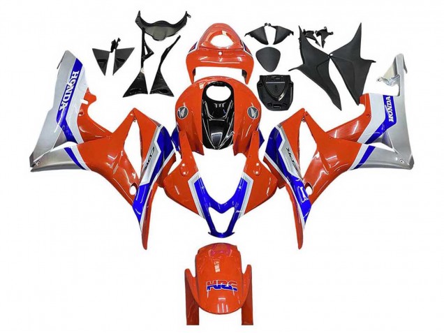 Carénages Moto Honda CBR600RR 2007-2008 - Argent Bleu Rouge HRC