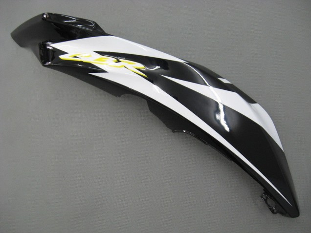 Carénages Moto Honda CBR600RR 2007-2008 - Blanc Vert Jaune Noir Brillant Hannspree