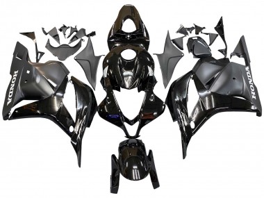 Carénages Moto Honda CBR600RR 2009-2012 - Noir Brillant Noir Mat
