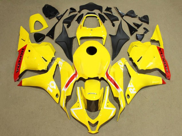 Carénages Moto Honda CBR600RR 2009-2012 - Jaune Rouge Blanc Repsol
