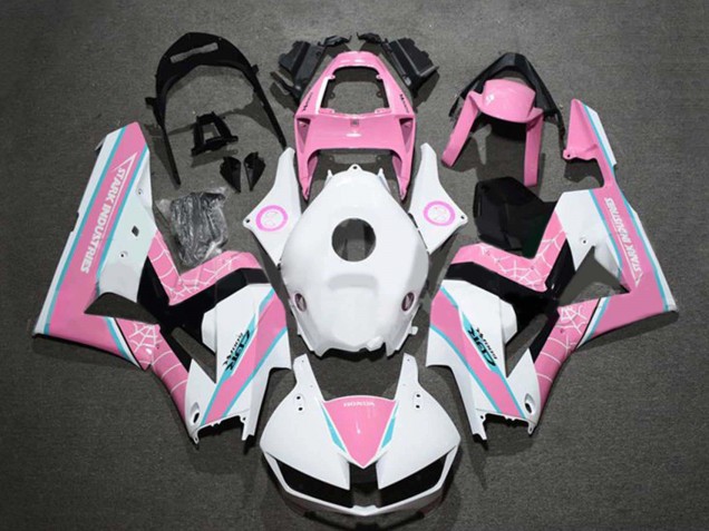Carénages Moto Honda CBR600RR 2009-2012 - Blanc Rose Bleu