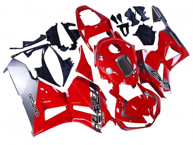 Carénages Moto Honda CBR600RR 2013-2023 - Argent Rouge