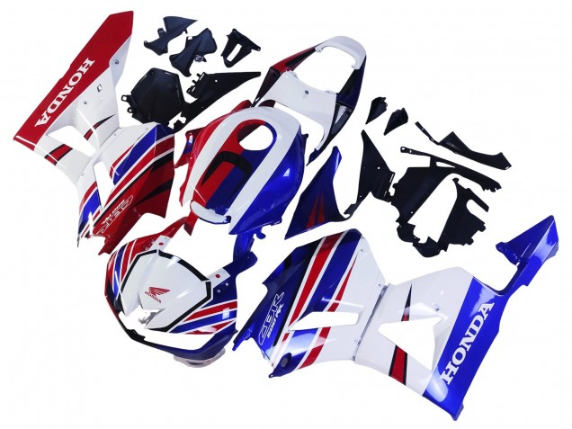 Carénage Moto Honda CBR600RR 2013-2023 - Blanc Rouge Bleu