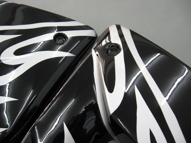 Carénages Moto Kawasaki ZX10R 2004-2005 - Noir Blanc