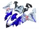 Carénages Moto Kawasaki ZX10R 2004-2005 - Bleu Brillant Blanc Fiat Motul