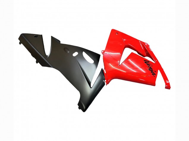 Carénages Moto Kawasaki ZX10R 2004-2005 - Rouge Noir Ninja