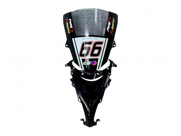 Carénages Moto Kawasaki ZX10R 2008-2010 - Vert Blanc Rouge Noir Monstre Elf 66