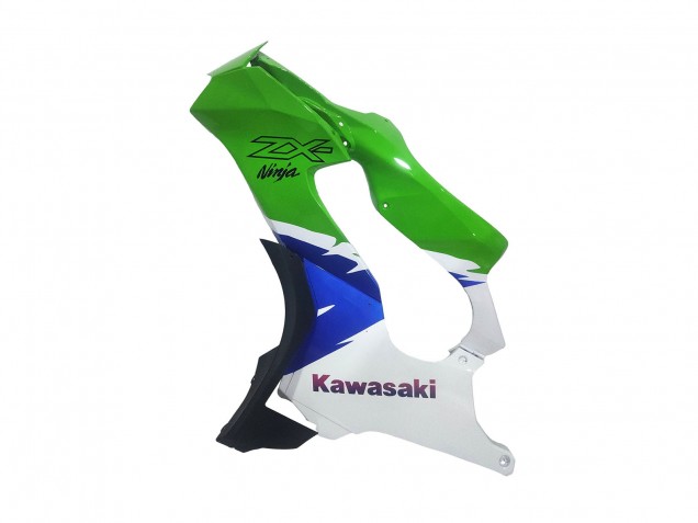 Carénages Moto Kawasaki ZX10R 2021-2025 - Blanc Vert Bleu Noir
