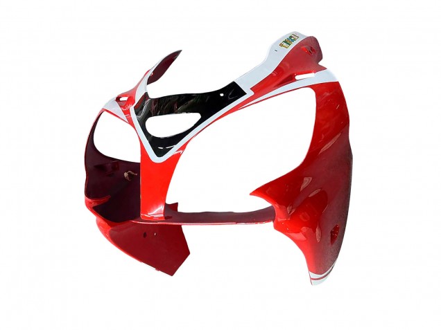Carénages Moto Kawasaki ZX6R 2000-2002 - Blanc Rouge Noir