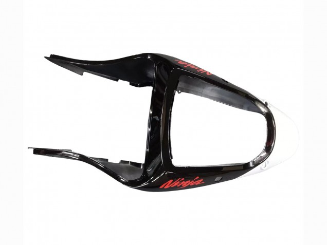 Carénages Moto Kawasaki ZX6R 2000-2002 - Blanc Noir Rouge Monstre