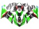 Carénages Moto Kawasaki ZX6R 2005-2006 - Vert Rouge Noir Elf 66