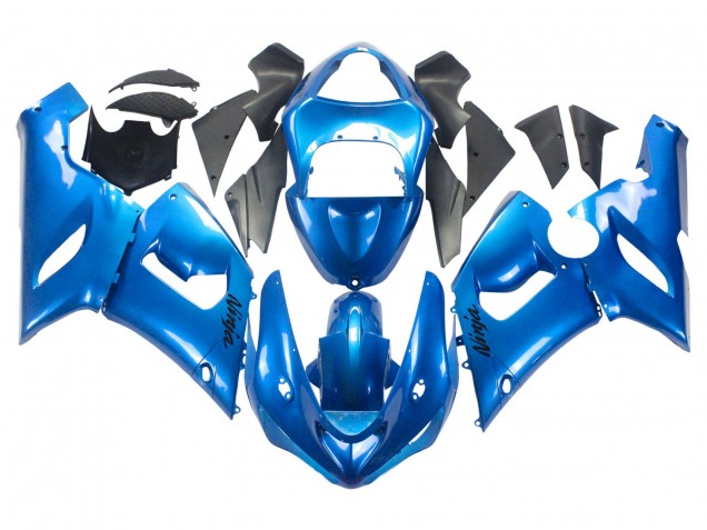 Carénages Moto Kawasaki ZX6R 2005-2006 - Bleu Brillant