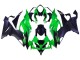 Carénages Moto Kawasaki ZX6R 2019-2022 - Vert Noir Mat