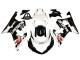 Carénages Moto Suzuki GSXR1000 2000-2002 - Blanc Noir Brillant Rouge