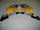 Carénages Moto Suzuki GSXR 1000 2003-2004 - Jaune Blanc Bleu Noir Corona