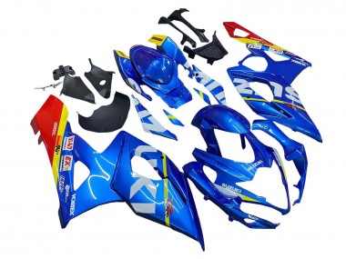 Carénages Moto Suzuki GSXR 1000 2005-2006 - Bleu Jaune Rouge Blanc