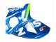 Carénages Moto Suzuki GSXR 1000 2009-2016 - Bleu Clair Vert Motul 29 Ecstar