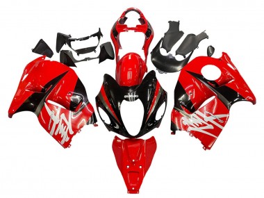 Carénages Moto Suzuki GSXR 1300 Hayabusa 1996-2007 - Rouge Noir Hayabusa