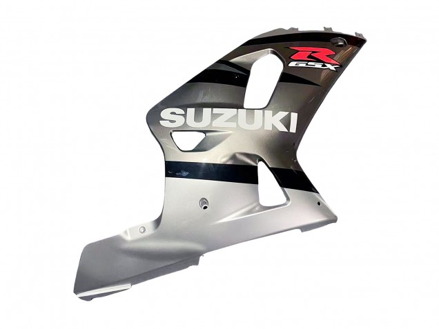 Carénage Moto Suzuki GSXR 600 / GSXR 750 2001-2003 - Argent Noir Brillant Rouge