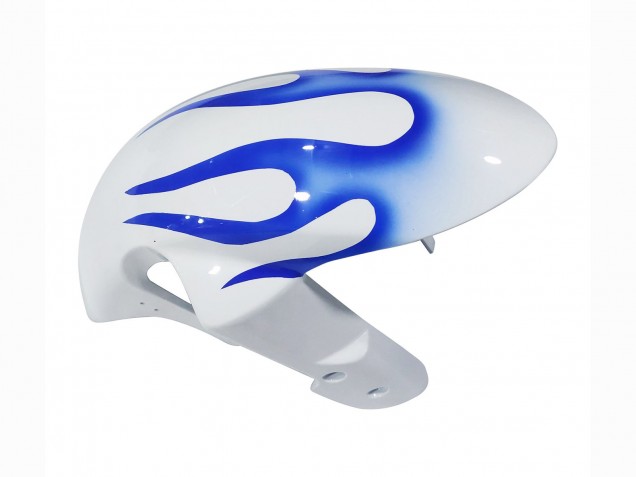 Carénages Moto Suzuki GSXR 600 / GSXR 750 2006-2007 - Blanc Bleu Flamme