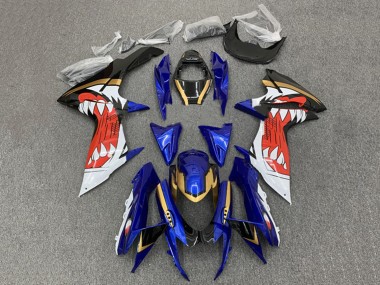 Carénages Moto Suzuki GSXR 600 / GSXR 750 2011-2024 - Bleu Or Rouge Noir
