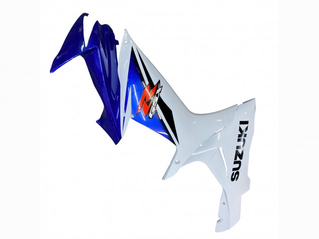 Carénage Moto Suzuki GSXR 600 / GSXR 750 2011-2024 - Blanc Bleu Rouge