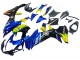Carénages Moto Suzuki GSXR 600 / GSXR 750 2011-2024 - Bleu Jaune