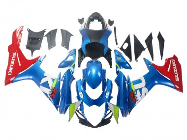 Carénages Moto Suzuki GSXR 600 / GSXR 750 2011-2024 - Bleu Rouge