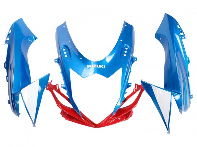 Carénages Moto Suzuki GSXR 600 / GSXR 750 2011-2024 - Bleu Blanc Rouge