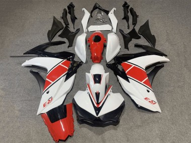 Carénage Moto Yamaha YZF R3/R25 2015-2018 - Blanc Rouge Noir