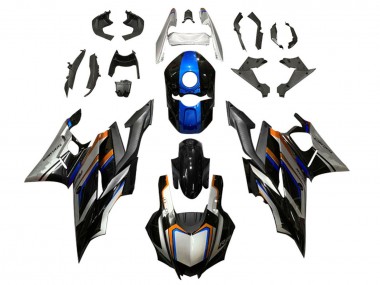 Carénages Moto Yamaha YZF R3/R25 2019-2021 - Argent Orange Bleu Noir