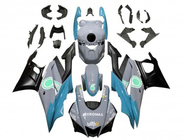 Carénages Moto Yamaha YZF R3/R25 2019-2021 - Nardo Gris Bleu Noir Petronas