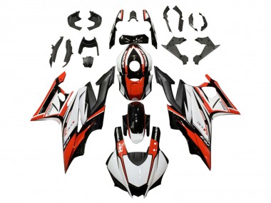 Carénage Moto Yamaha YZF R3/R25 2019-2021 - Blanc Rouge Noir