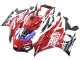 Carénages Moto Yamaha YZF R3/R25 2019-2021 - Rouge Violet Noir Valsir Lenovo